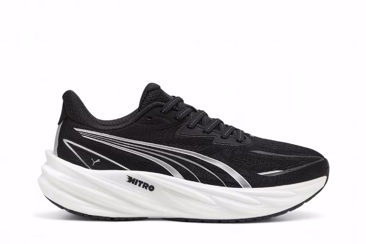 Puma Women's Velocity Nitro 5 Road Black White, view 2