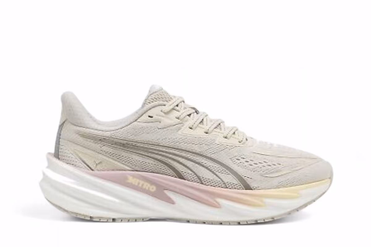 Puma Women's Velocity Nitro 5 Road Alpine Snow Misty Pink, view 2