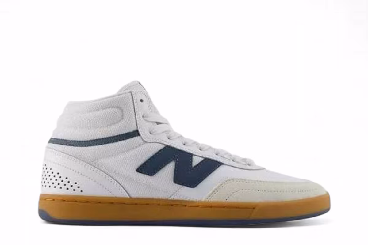 New Balance Numeric 440v2 High White Shadow Blue, view 2