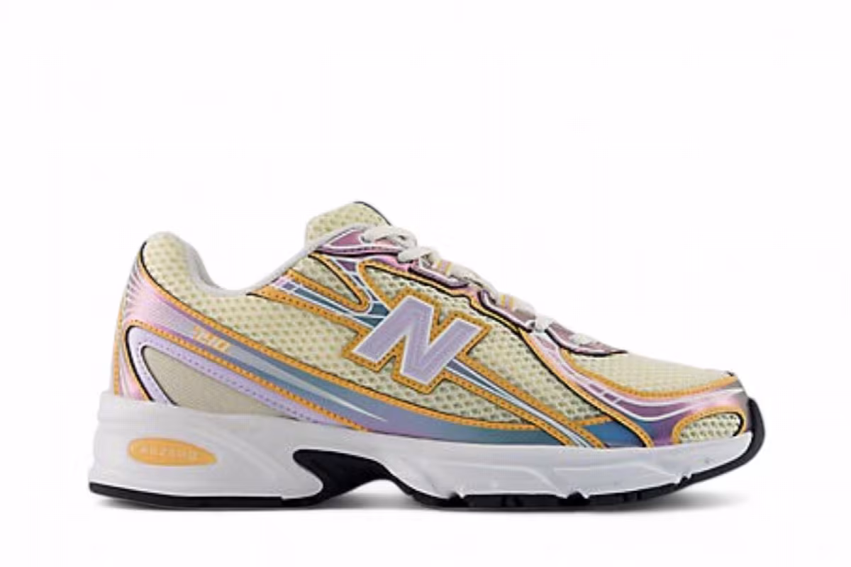 New Balance 740 Calcium Bright Lavender, view 2