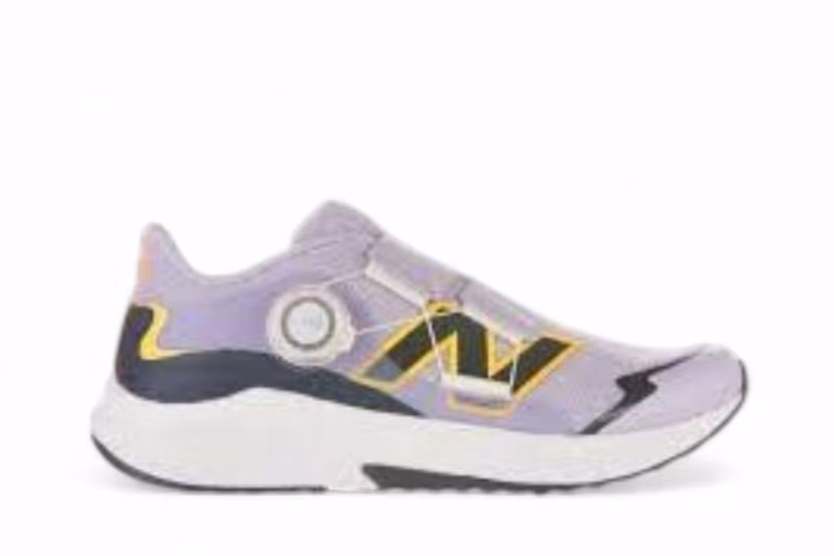 New Balance Dynasoft Reveal V4 Boa Moked Violet Satsuma Orange, view 2