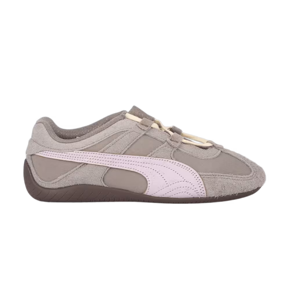 Puma Women's Speedcat Go Brushed Luxe Mouse Gray Powder Pink