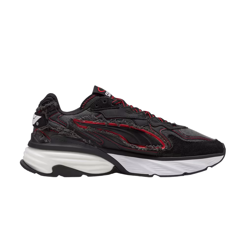 F1 x Puma Fade Black Pop Red