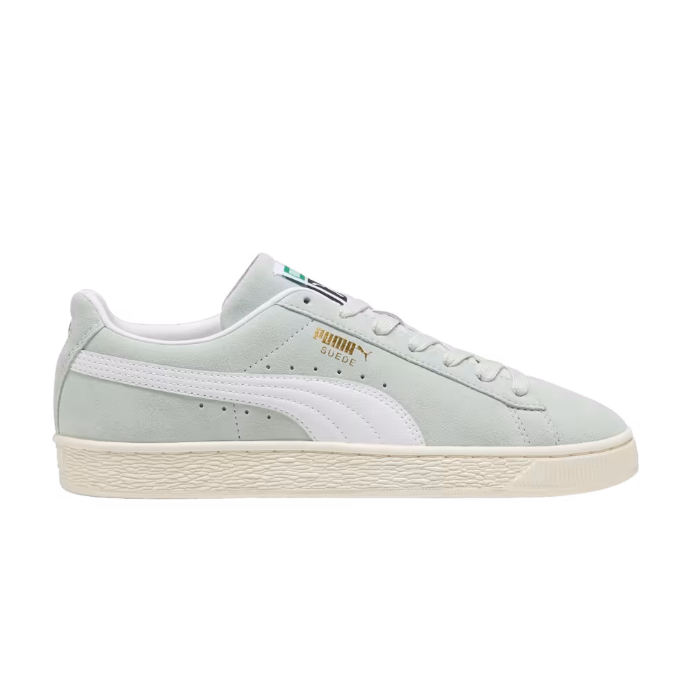 Puma Women's Suede Classic CréMe De Mint White