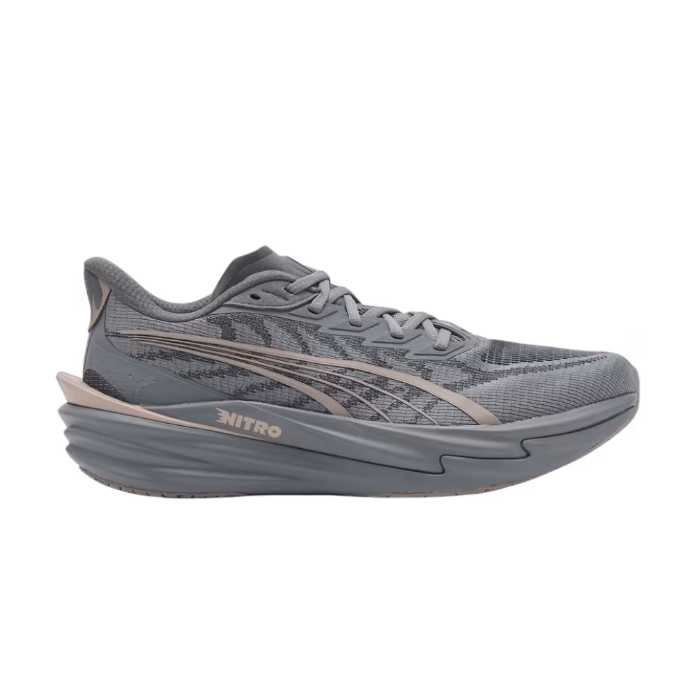 Puma Women's Deviate Nitro 4 Road Slate Sky Moody Gray