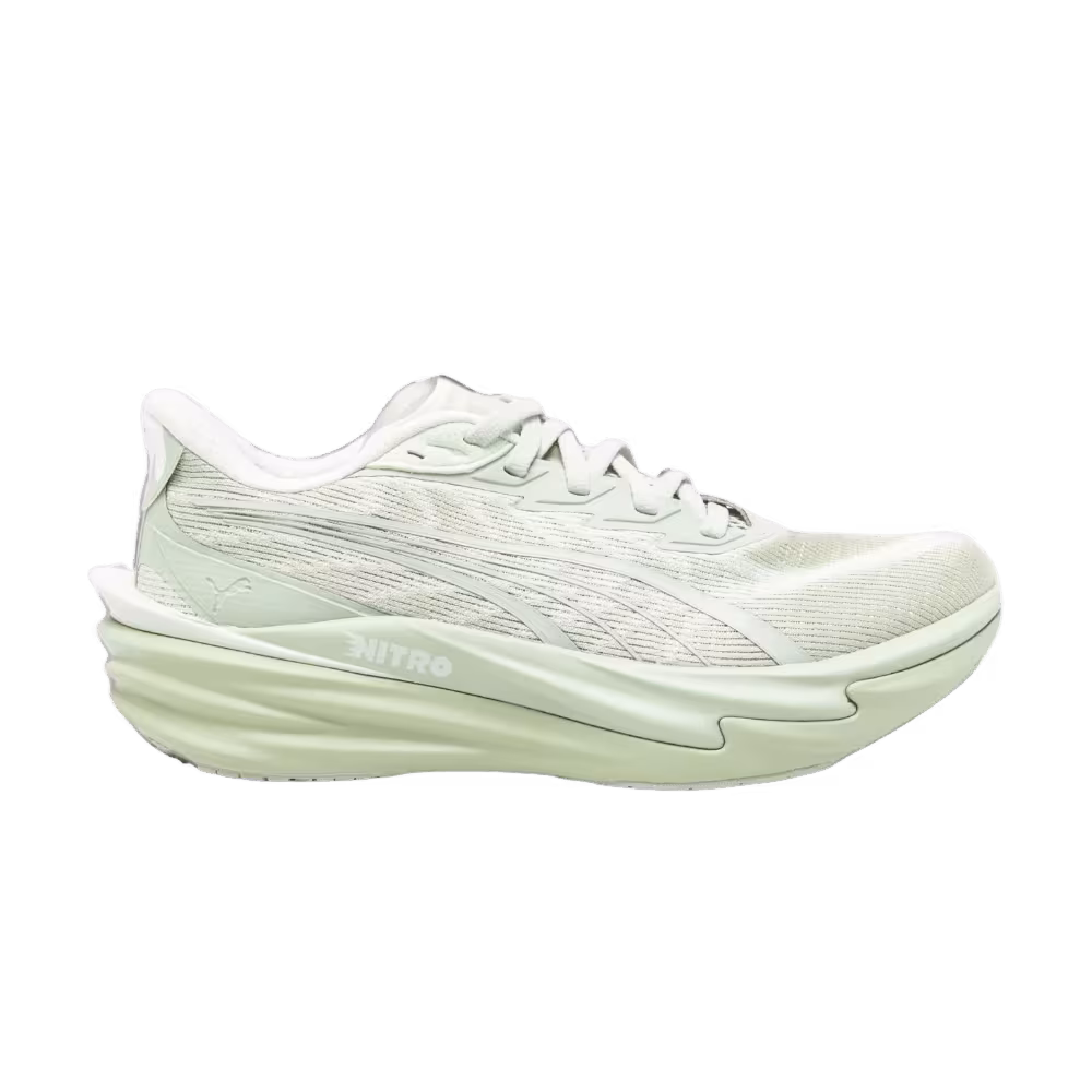 Puma Women's Deviate Nitro 4 Road Soft Grass CréMe De Mint