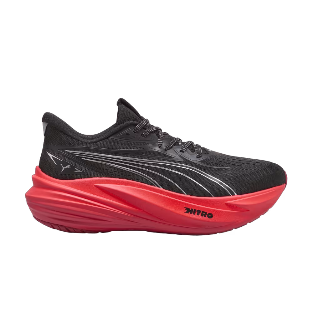 Puma Magmax Nitro 2 Road Black Ultra Red