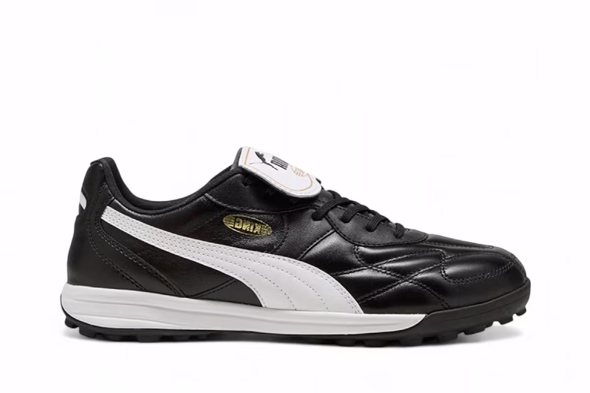 Puma King Top Turf Black White, view 2