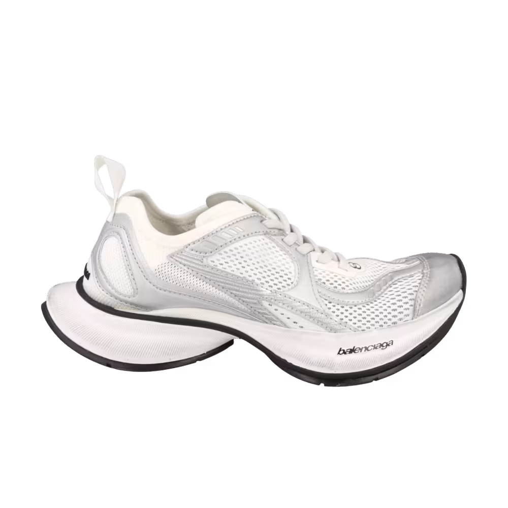 Balenciaga Women's Circuit Low White Silver