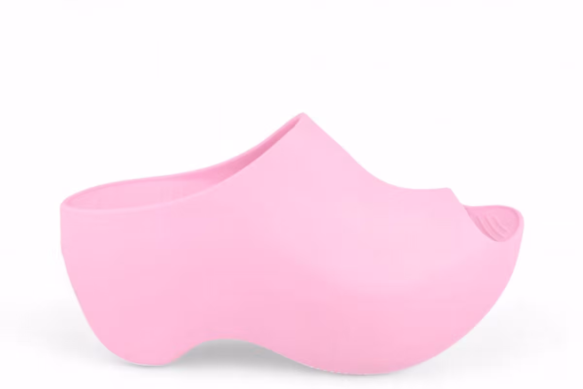 Balenciaga Women's Technoslide Eva Slides Pink, view 2