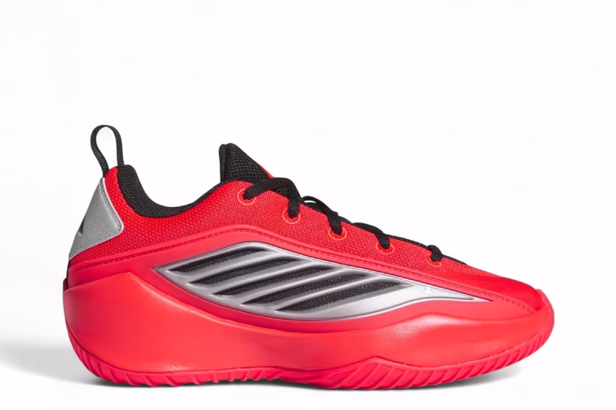 adidas Believe That 1 Big Kid Pure Ruby Core Black, view 2