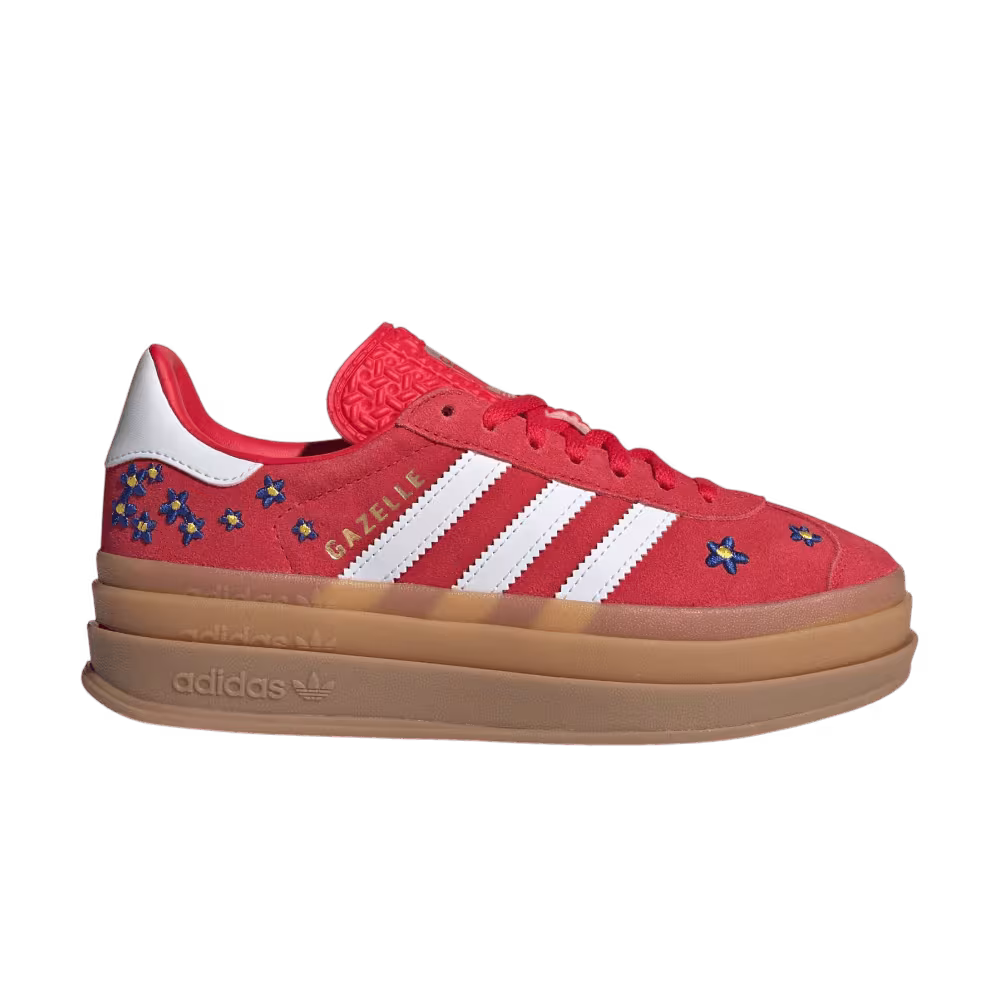adidas Originals Gazelle Bold GS Pure Ruby Cloud White Gum