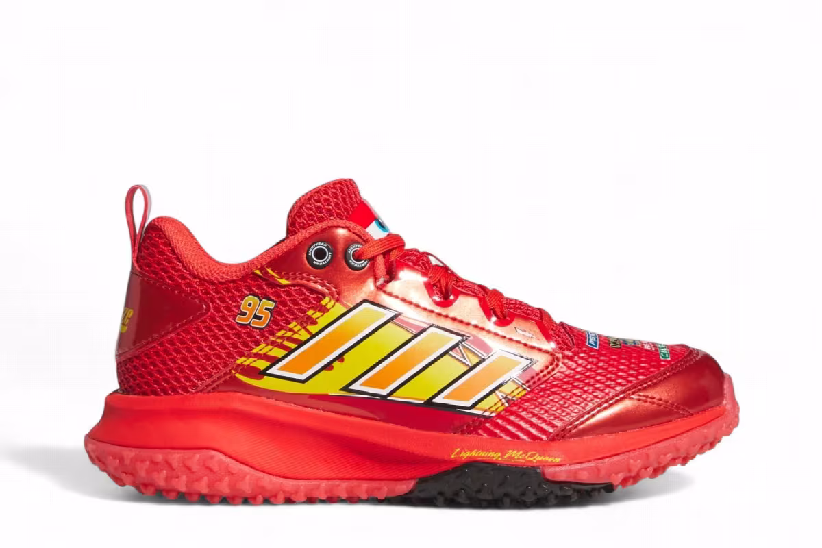adidas Adizero Dgt Turf K Lmq Big Kid/Little Kid Lucid Red Yellow, view 2