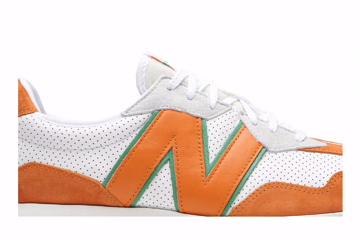 Casablanca x New Balance 327 White Orange, view 3