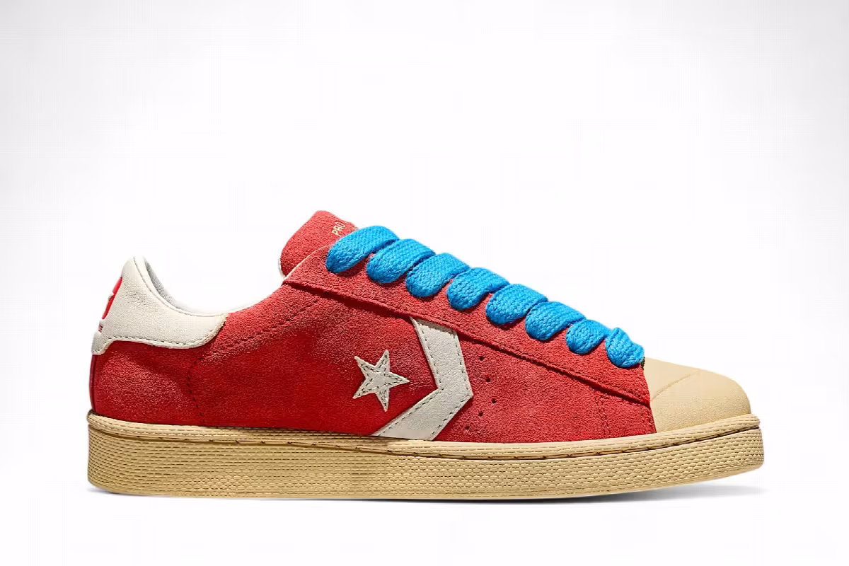 Golf Le Fleur* x Converse Pro Leather Molten Lava Banana Crepe, view 2