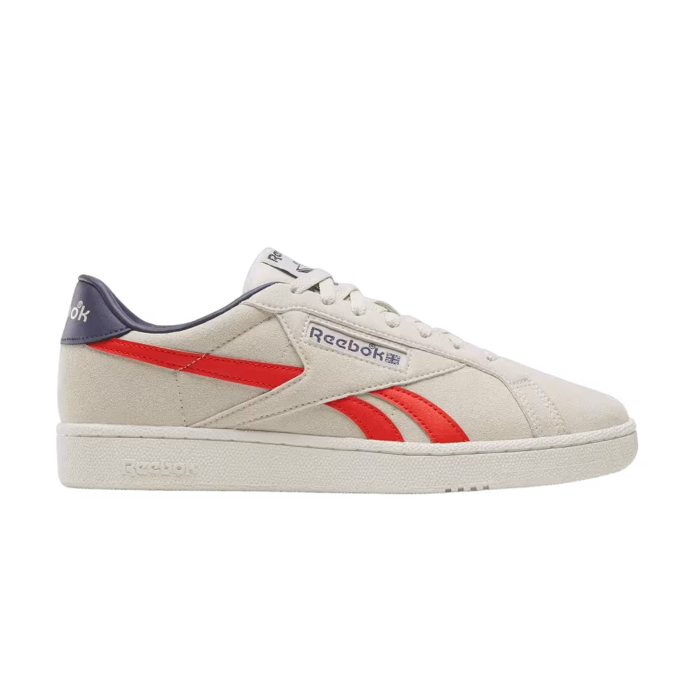 Reebok Club C Grounds Uk 1.0 Linen Rival Red Dark Indigo