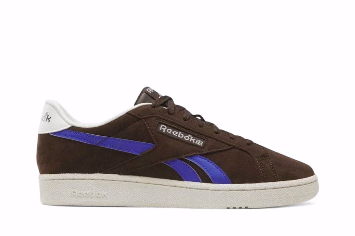 Reebok Club C Grounds Uk 1.0 Espresso Breakout Blue Chalk, view 2