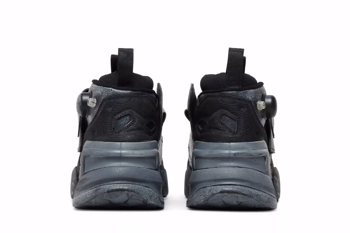 Vetements x Reebok Genetically Modified Pump Black, view 7