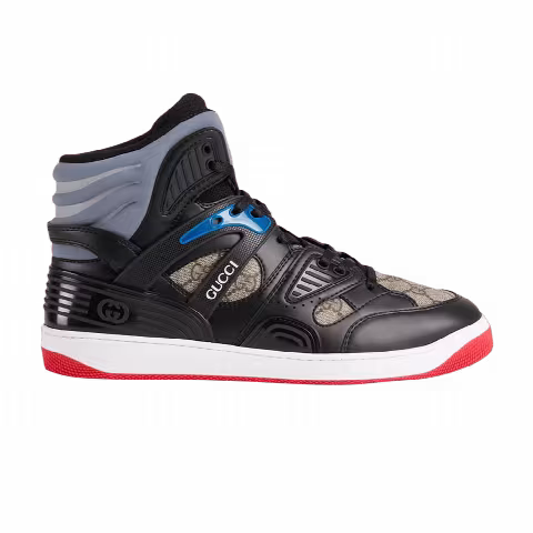 Gucci Basket High 'Black Demetra Red'