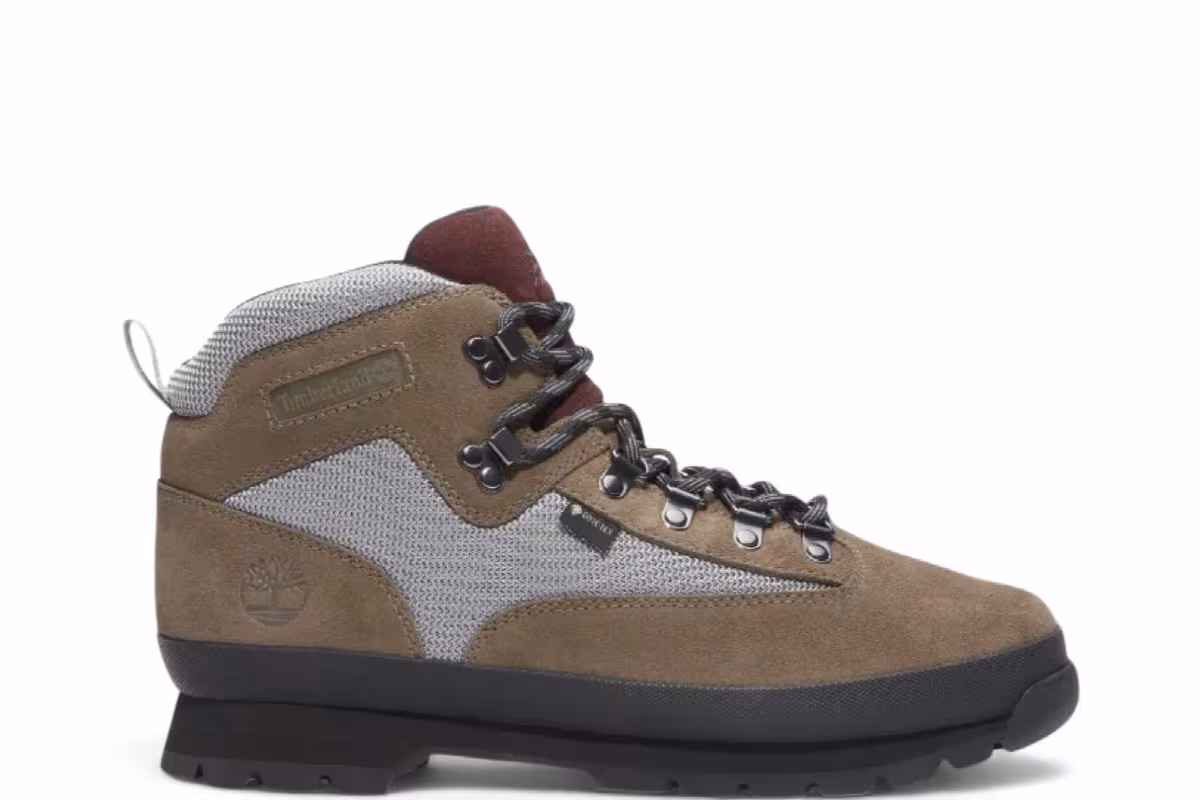 Victor Kan x Timberland Euro Hiker Olive Suede Grey, view 2