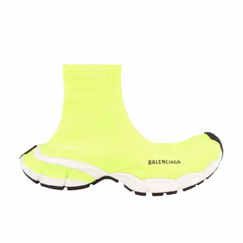 Balenciaga 3xl Sock Recycled Knit 'Fluo Yellow'