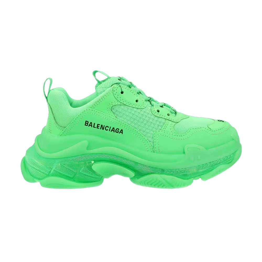 Balenciaga Women's Triple S Sneaker Green