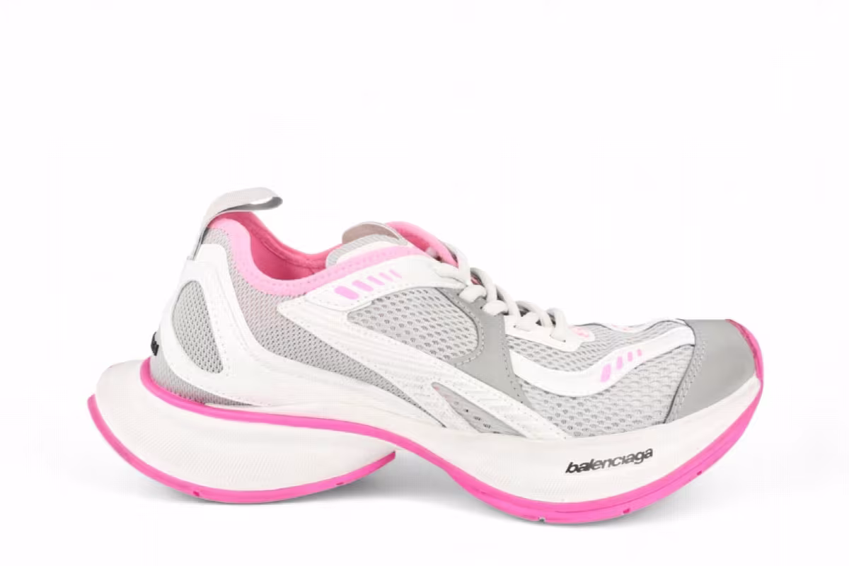 Balenciaga Women's Circuit Low Grey White, view 2