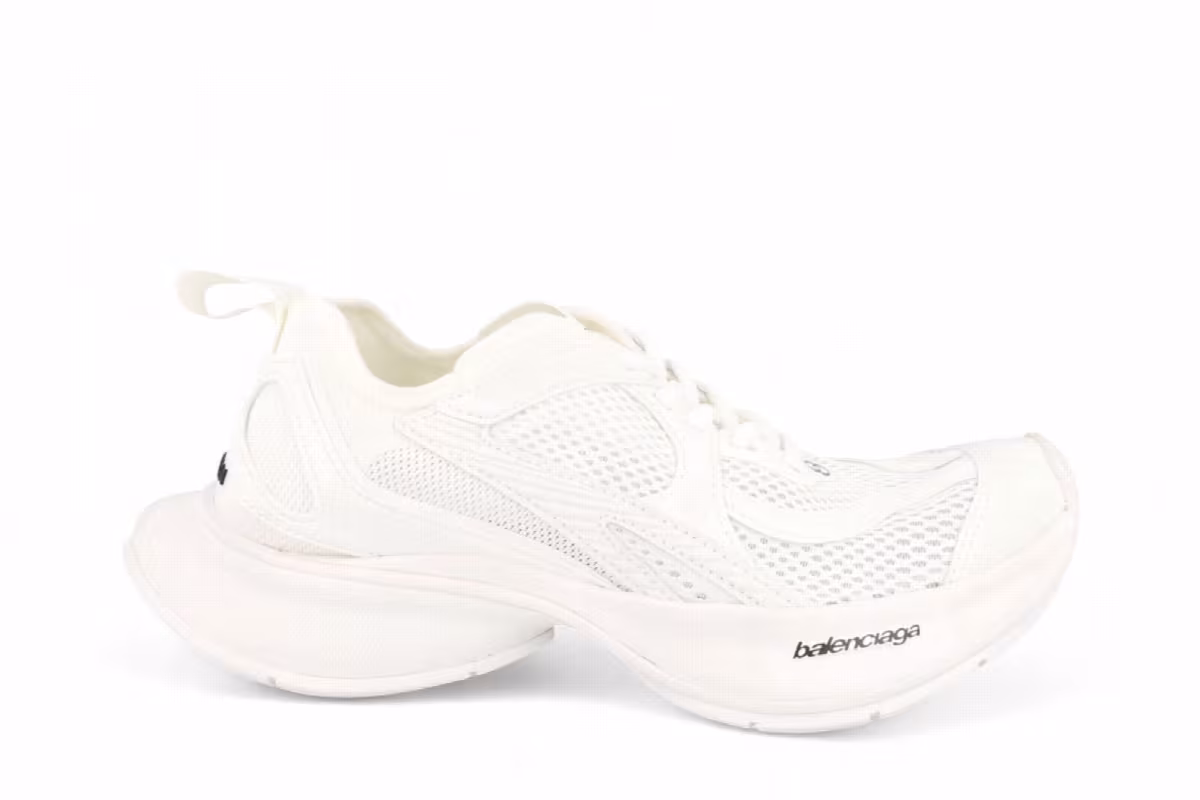 Balenciaga Women's Circuit Low White, view 2
