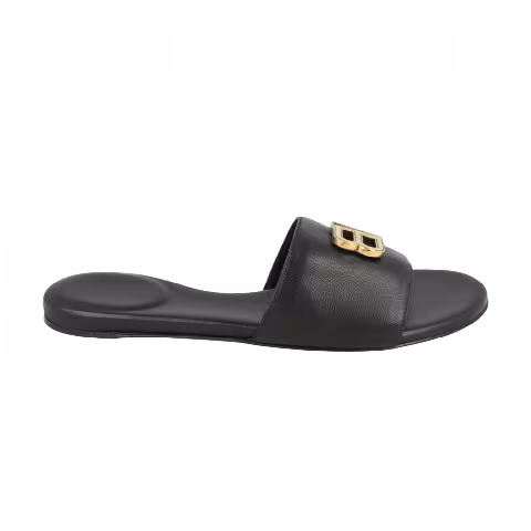 Balenciaga Wmns Groupie Bb Sandals 'Black Gold'