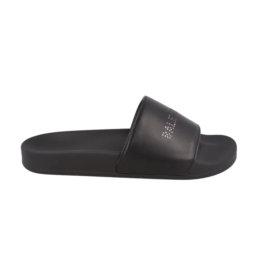 Balenciaga Women's Pool Strass Slides Black