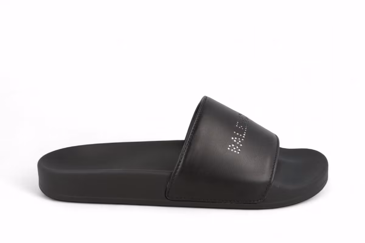 Balenciaga Women's Pool Strass Slides Black, view 2