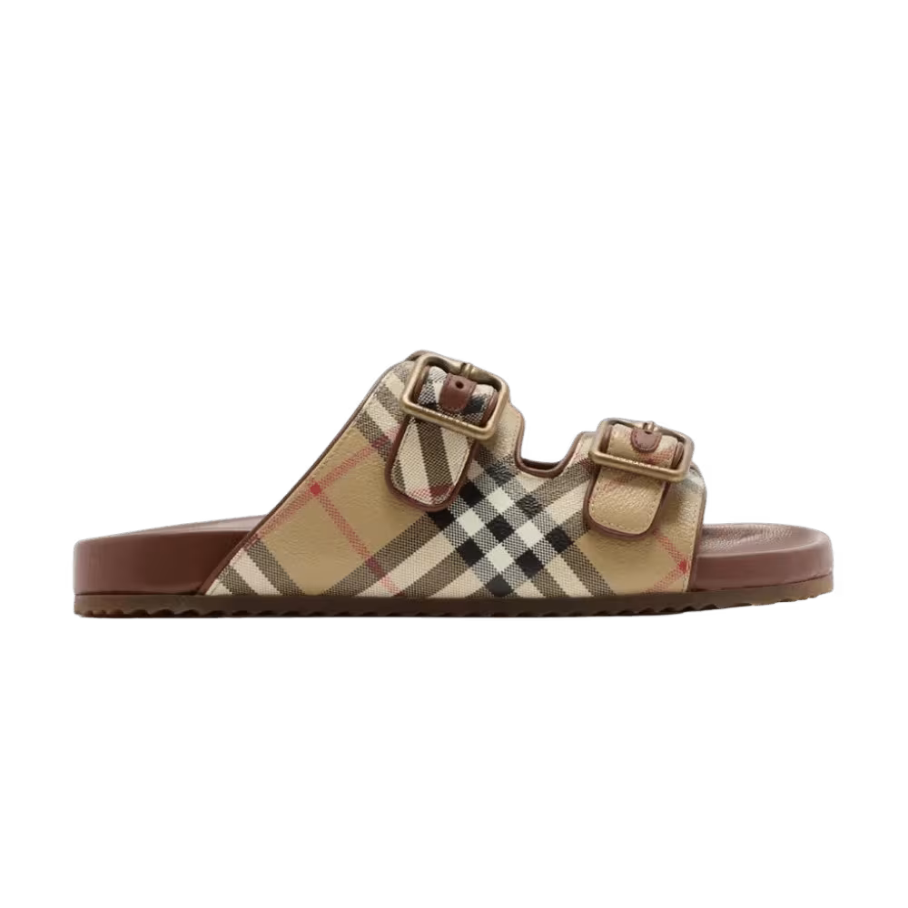 Burberry Women's Lf Urchin Sandal Archive Beige Check