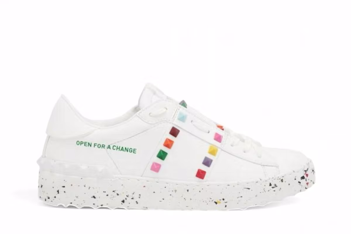 Valentino Garavani Women's Rockstud Sneaker Open For A Change, view 2