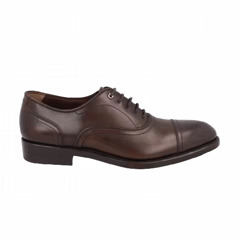 Ferragamo Baron Leather Oxfords 'Dark Brown'