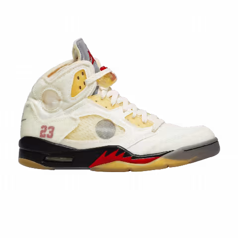 Off-White x Air Jordan 5 SP 'Sail'