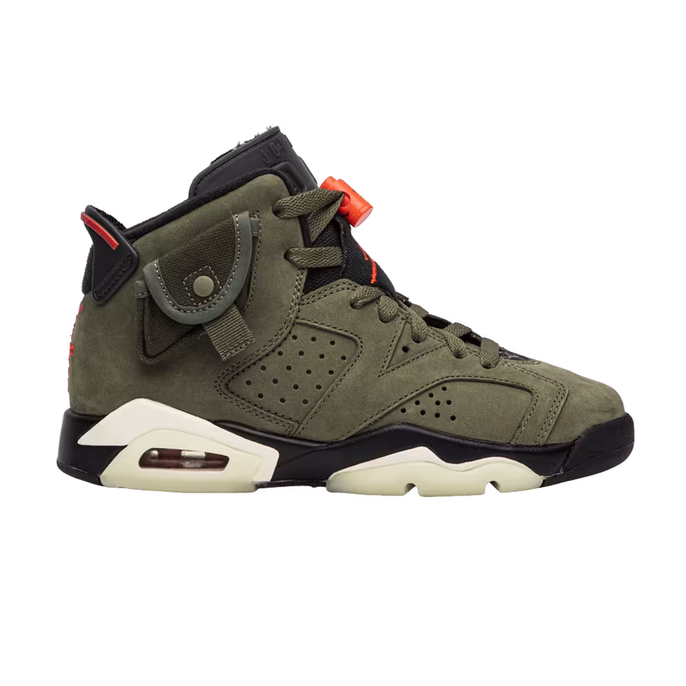 Travis Scott x Air Jordan 6 GS Olive
