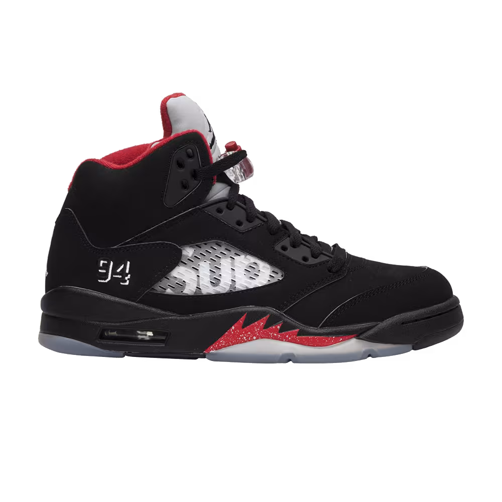 Supreme x Air Jordan 5 Black