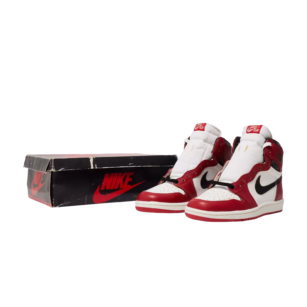 BF22 Lot #39: Original Air Jordan 1 Chicago, 1985, New In Box