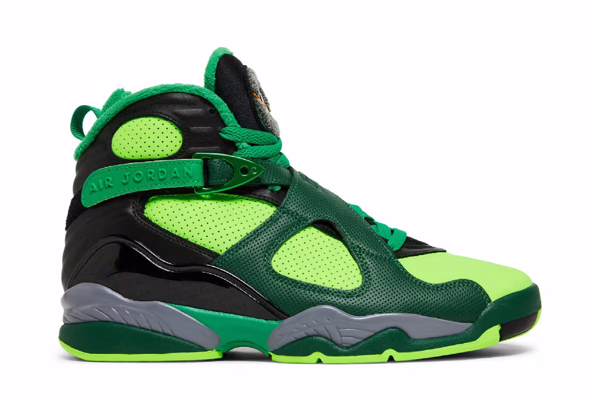 Air Jordan VIII University of Oregon - Green, view 2