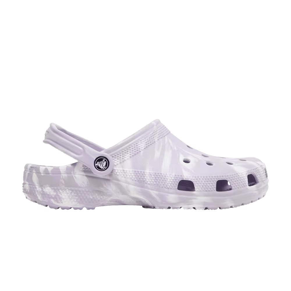 Crocs Classic Marbled Clog Lavender Multi