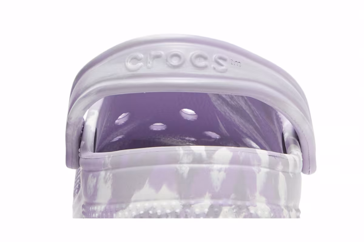 Crocs Classic Marbled Clog Lavender Multi, view 8