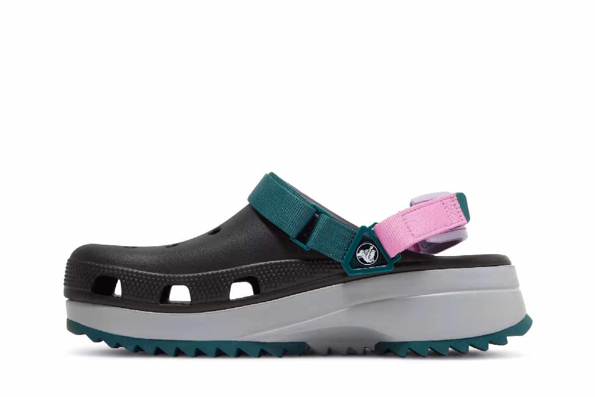 Crocs Classic Hiker Clog Black Multi, view 4