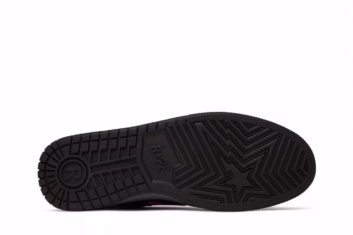 BAPE Sk8 Sta Black Orange, view 5