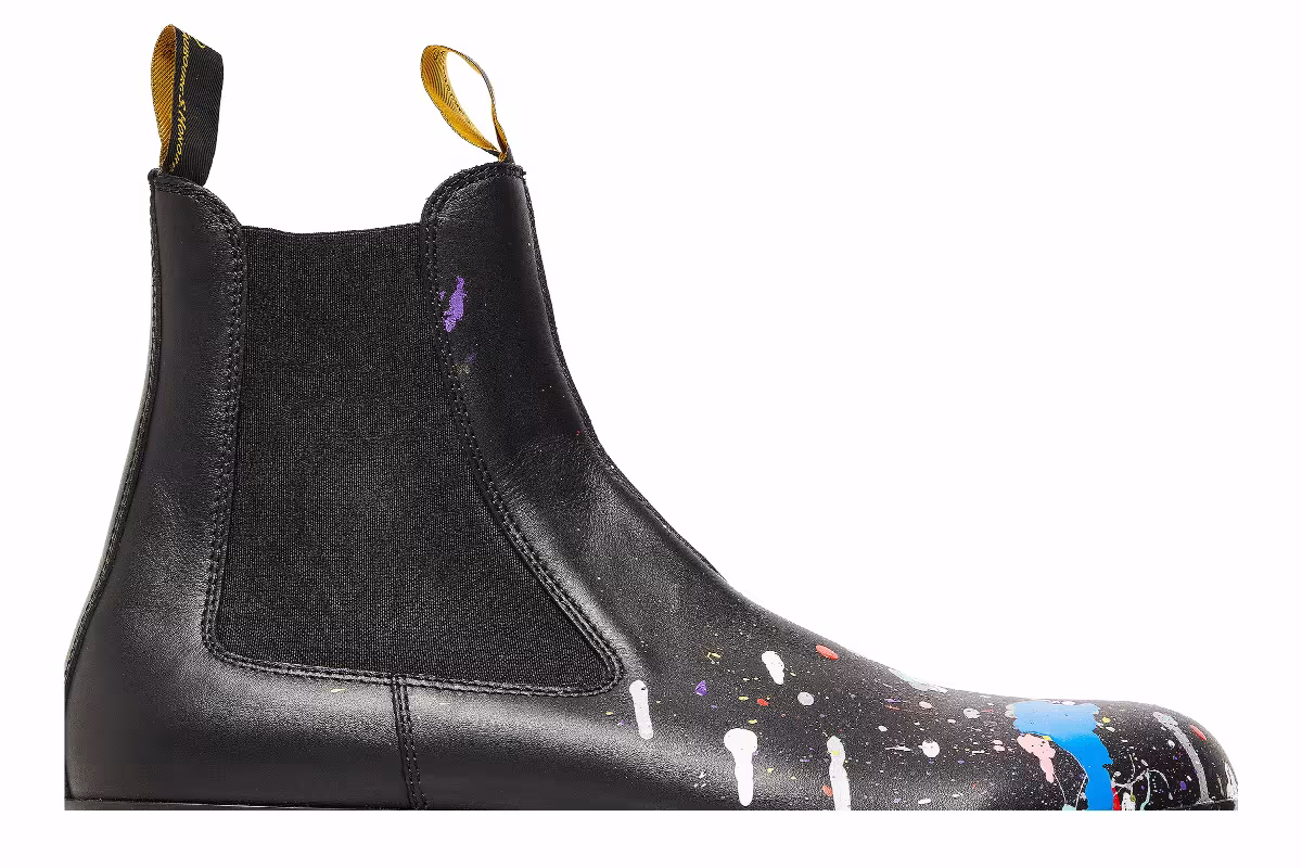 Gallery Dept. x Lanvin Women's Arpège Boot Paint Drip - Black, view 3