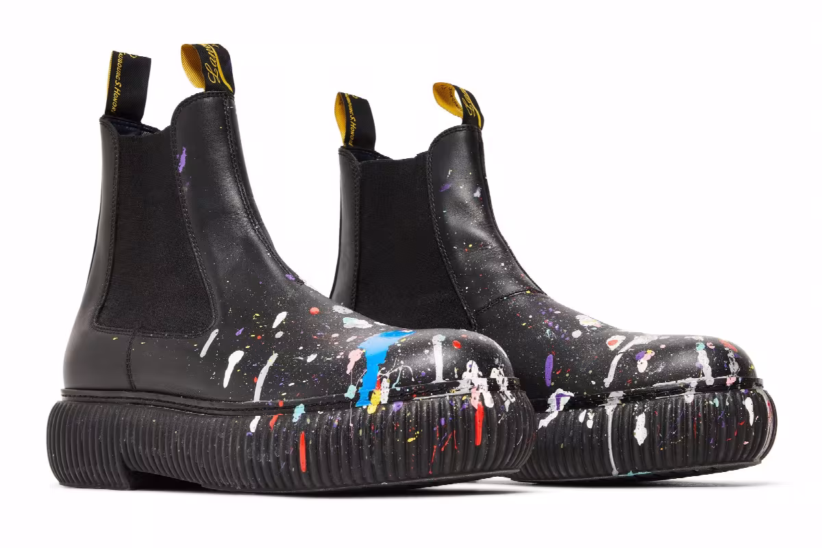 Gallery Dept. x Lanvin Women's Arpège Boot Paint Drip - Black, view 9