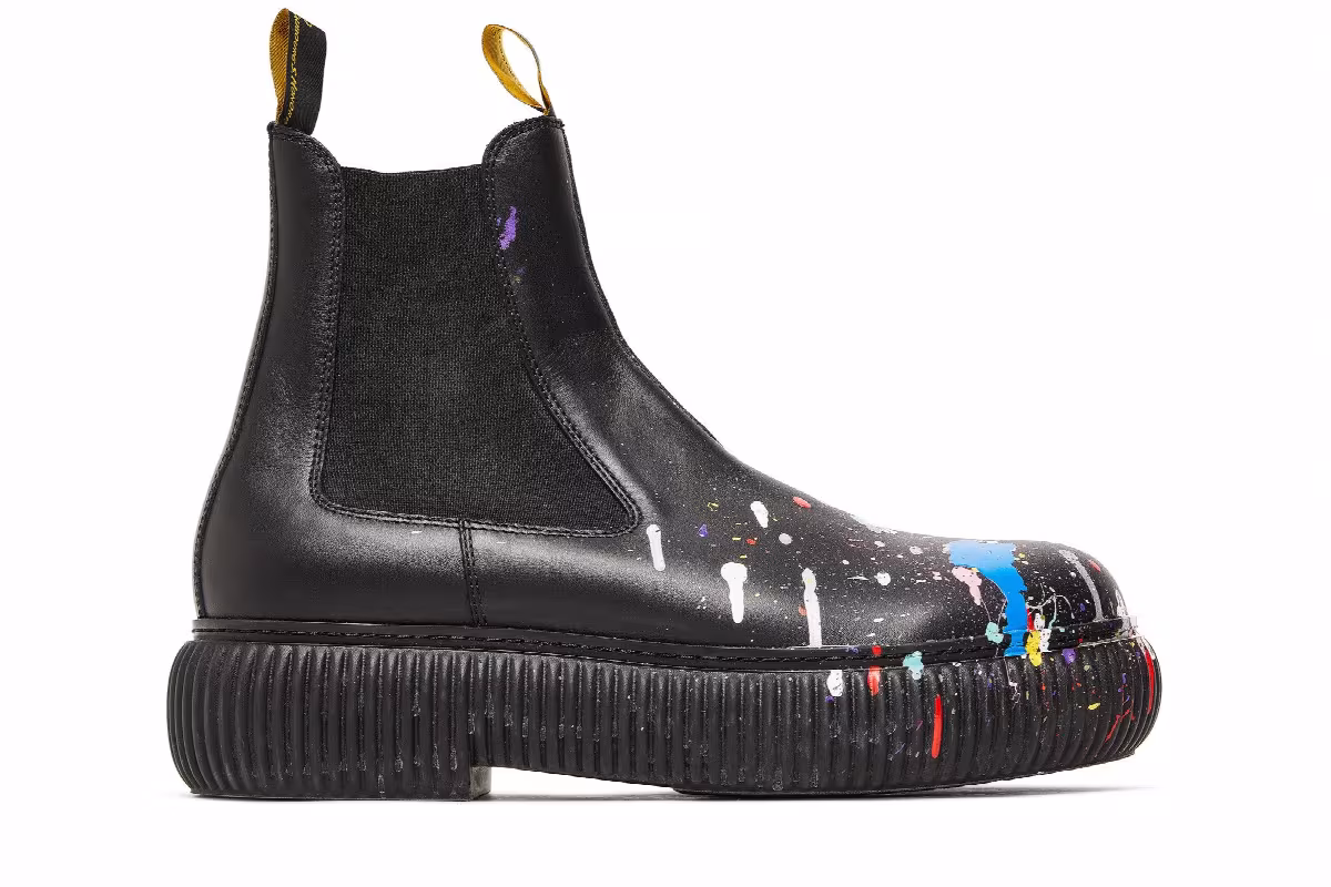 Gallery Dept. x Lanvin Arpège Boot Paint Drip - Black, view 2