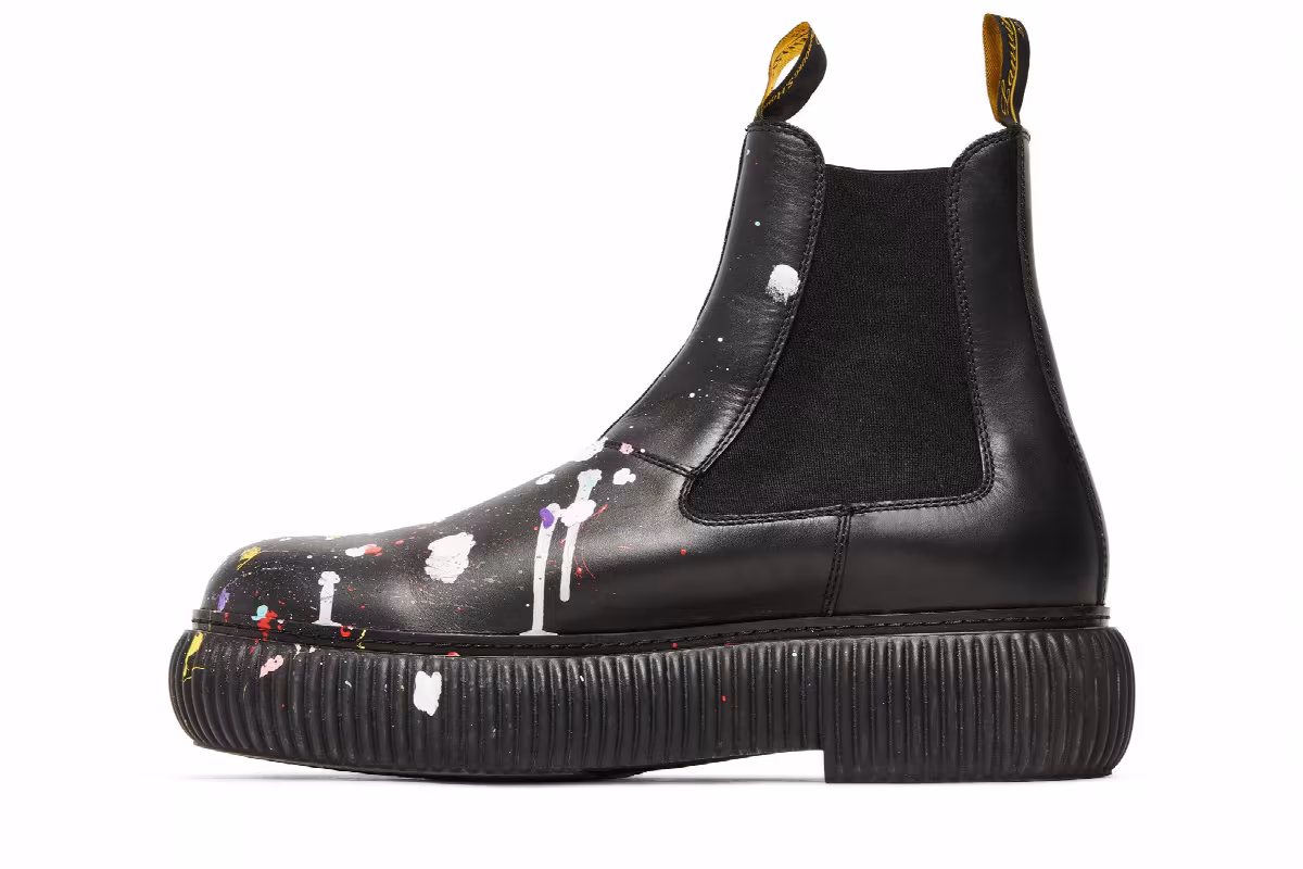 Gallery Dept. x Lanvin Arpège Boot Paint Drip - Black, view 4