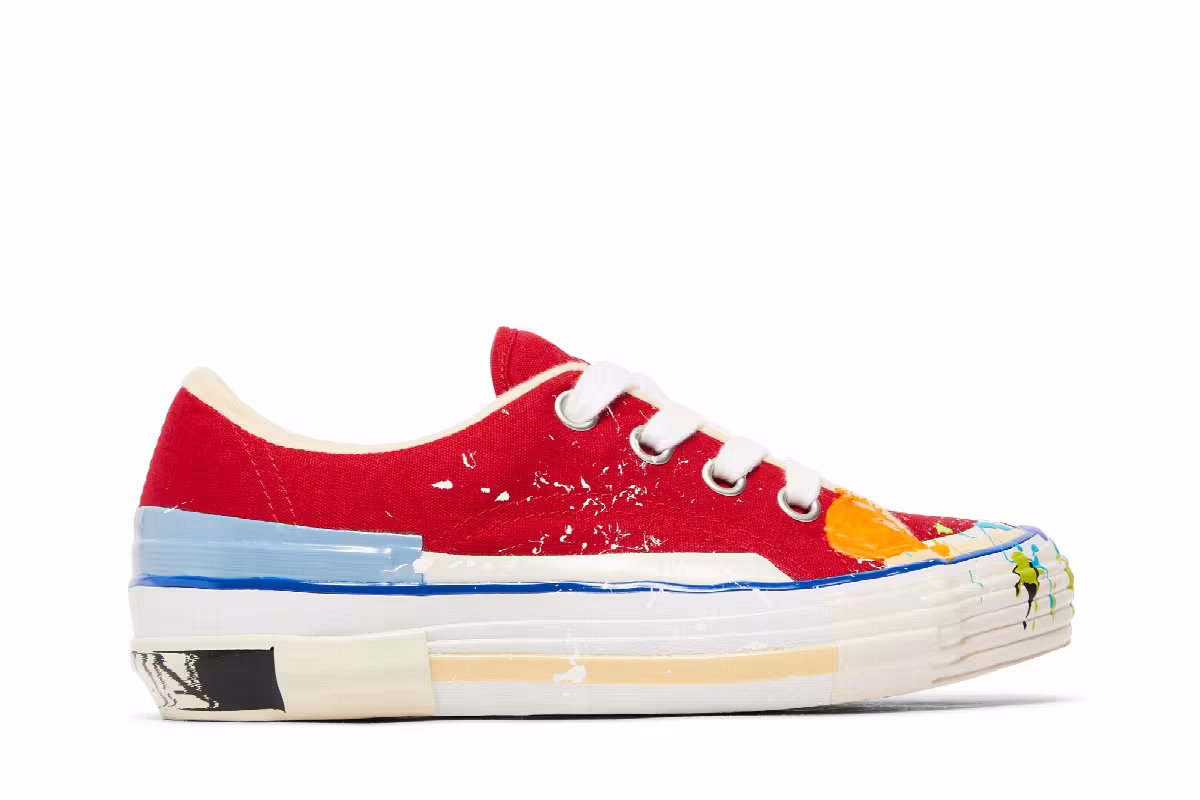 Gallery Dept. x Lanvin Sneaker Paint Drip - Red, view 2