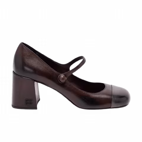 Miu Miu Wmns Vit.Cerato Bicolore Decollete 'Moro Nero'