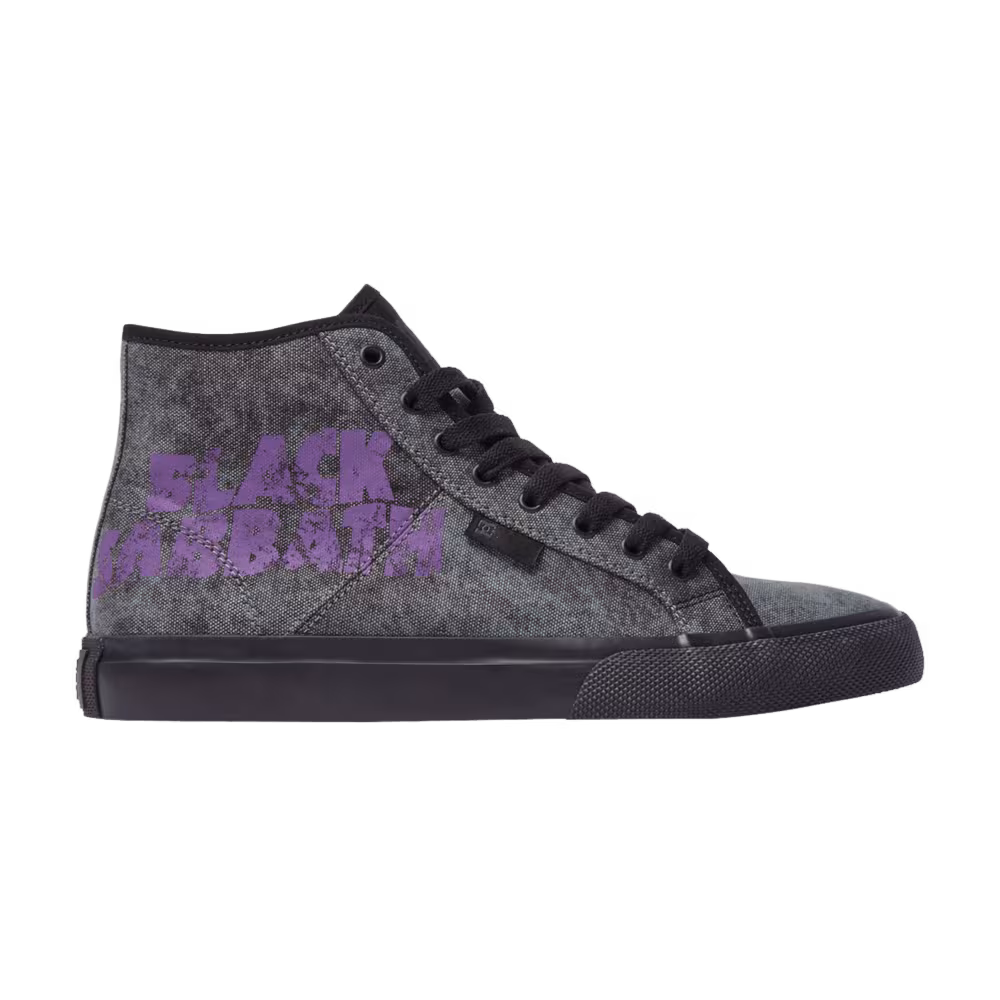 Black Sabbath x Dc Manual High Black Wash